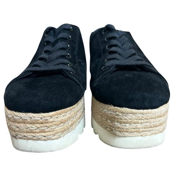 Steve Madden Black Karma Espadrille Platform Sneakers Womens size 8M - Picture 4 of 11